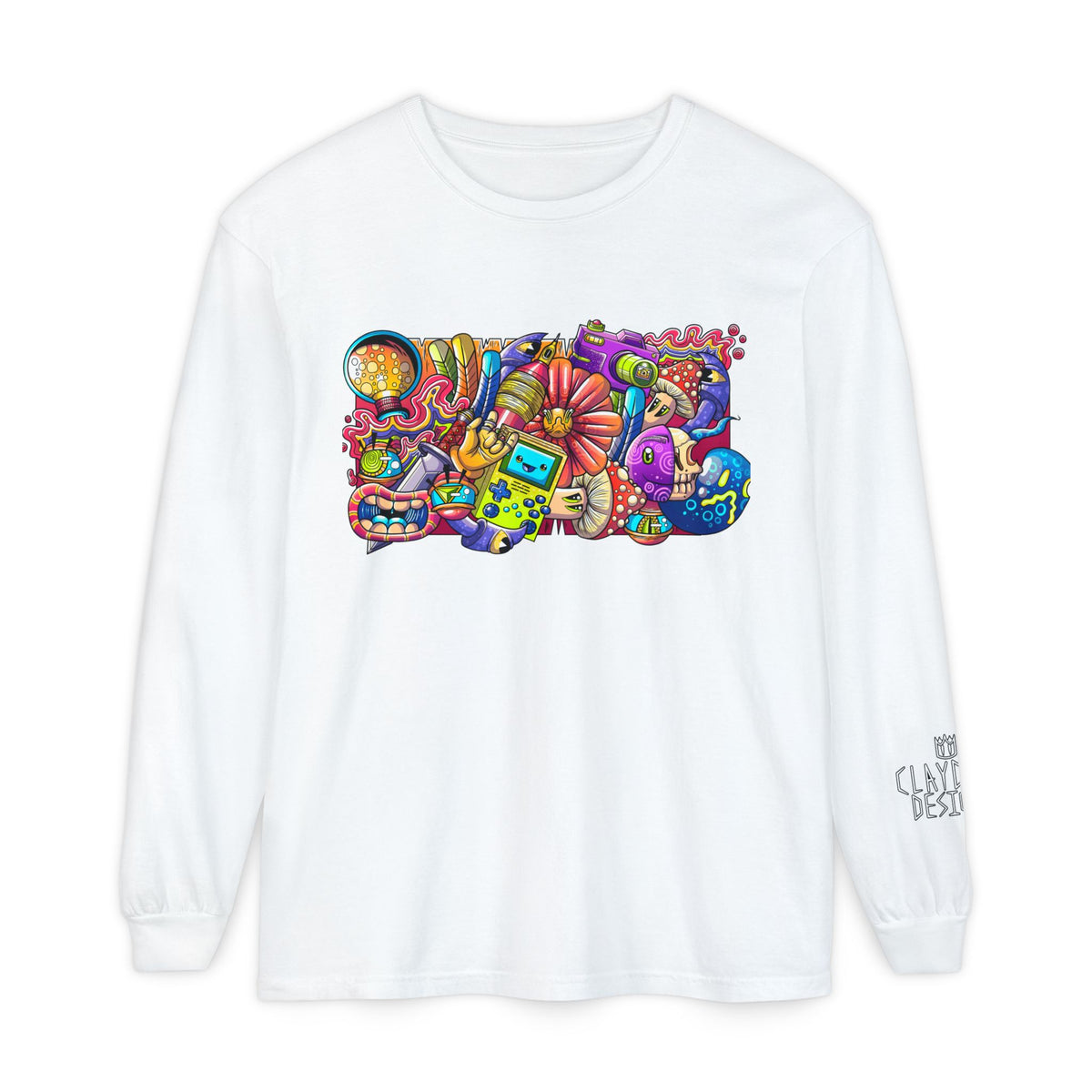Unisex Garment-dyed Long Sleeve T-Shirt