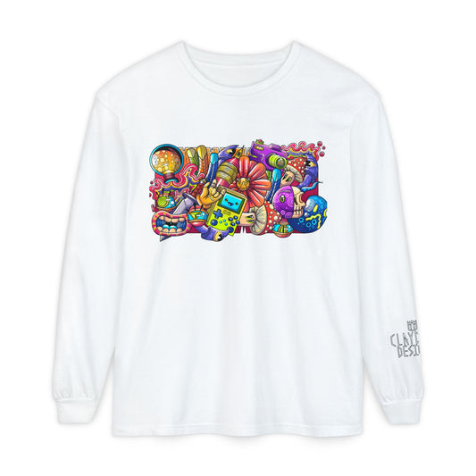 Unisex Garment-dyed Long Sleeve T-Shirt