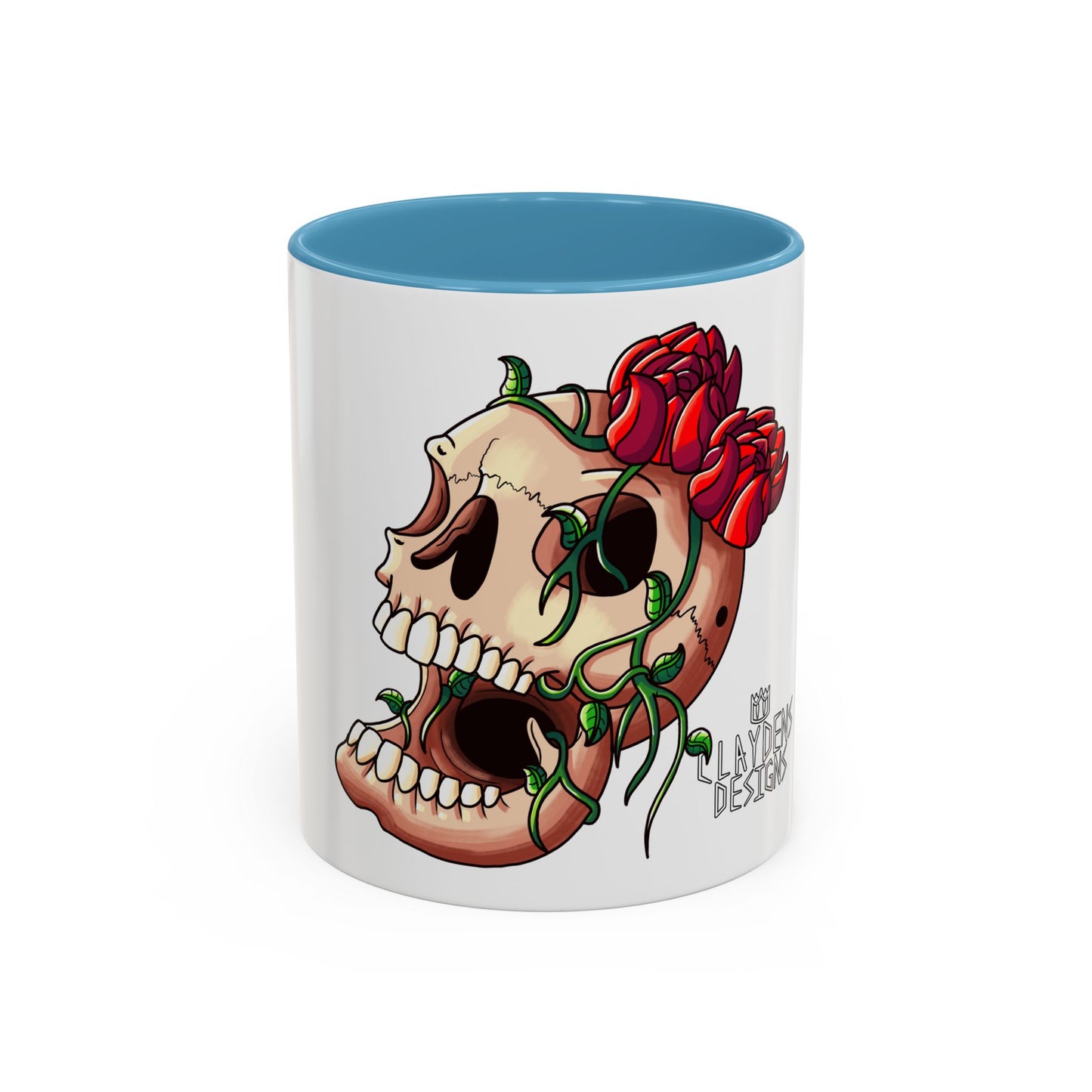 Accent Coffee Mug-Skull design