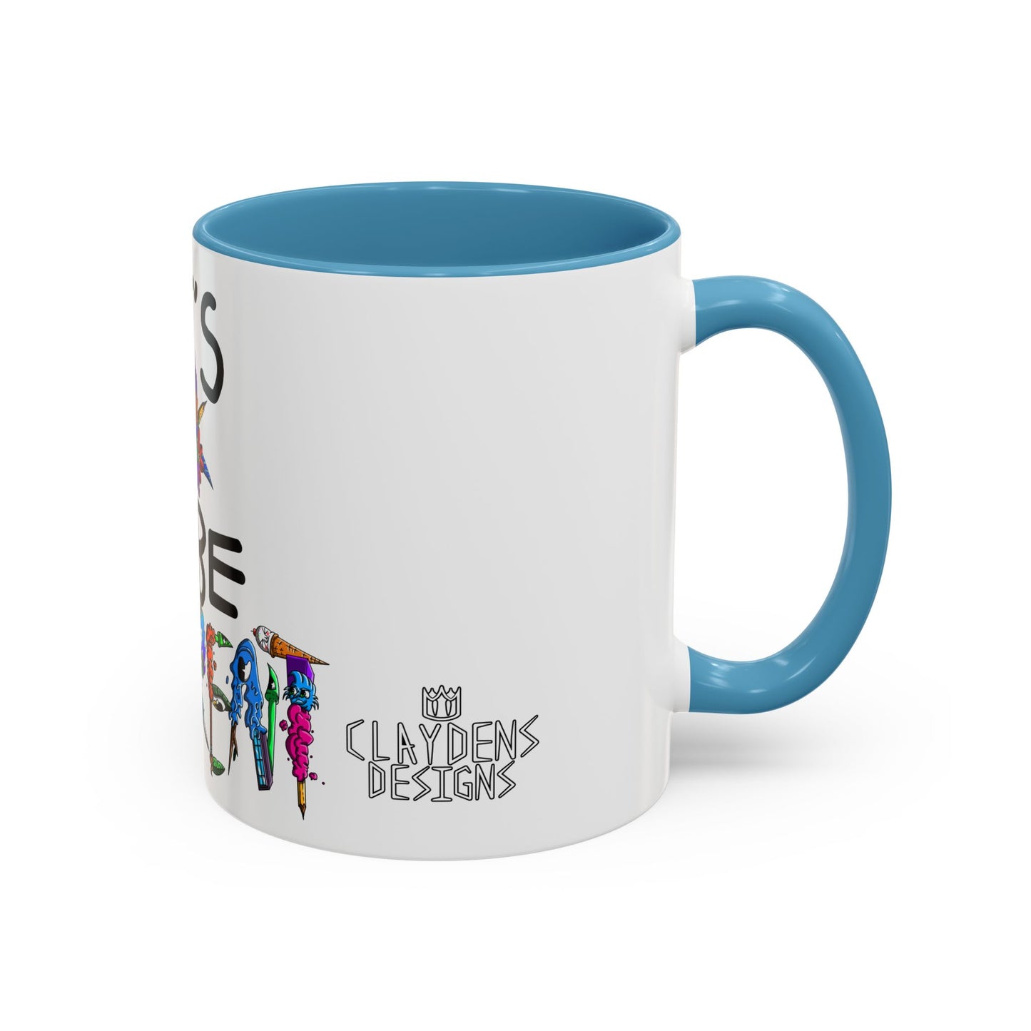 Accent Coffee Mug-Doodle It's OK to be Different