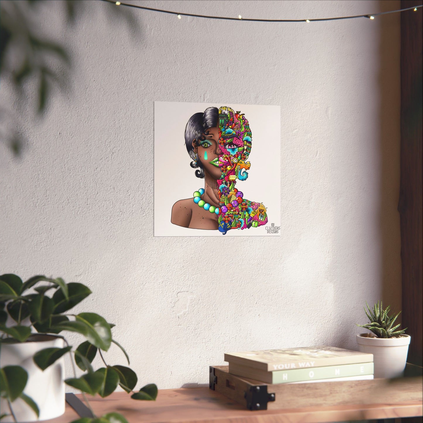Doodle Girl Poster