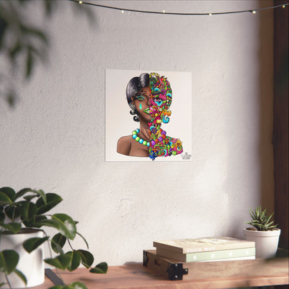 Doodle Girl Poster
