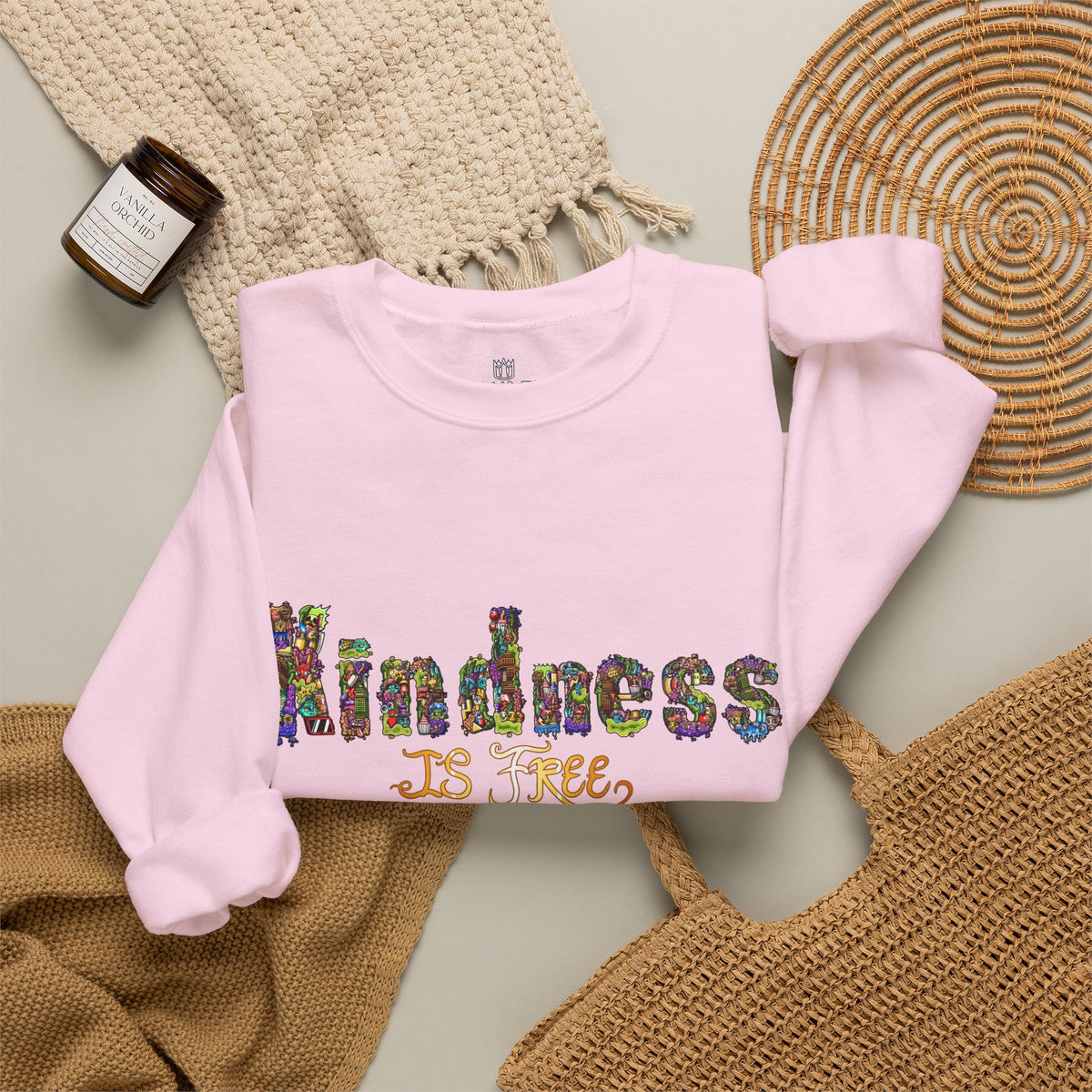 Kindness Is Free Unisex Heavy Blend™ Crewneck Sweatshirt