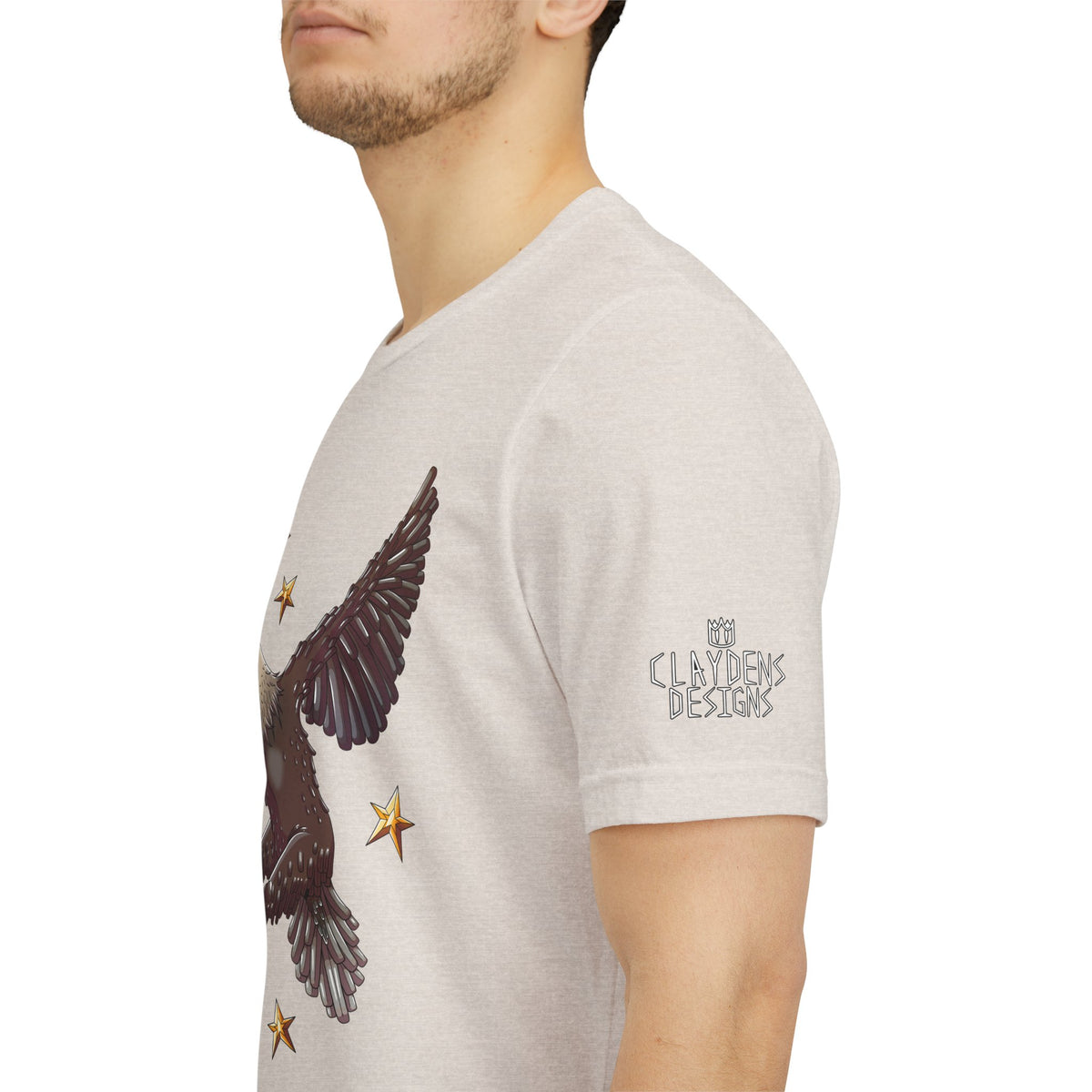 Unisex Jersey Short Sleeve Tee- Eagle