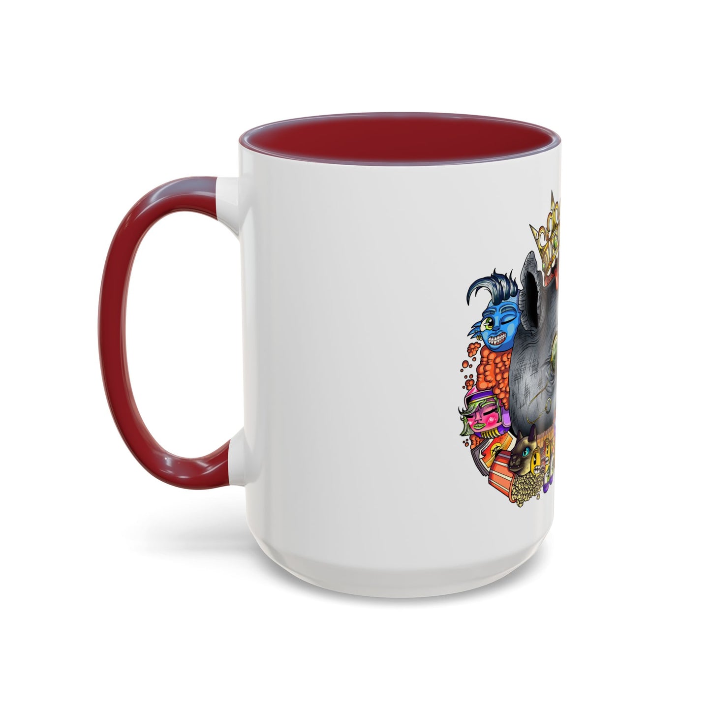 Accent Coffee Mug-Doodle Rhino