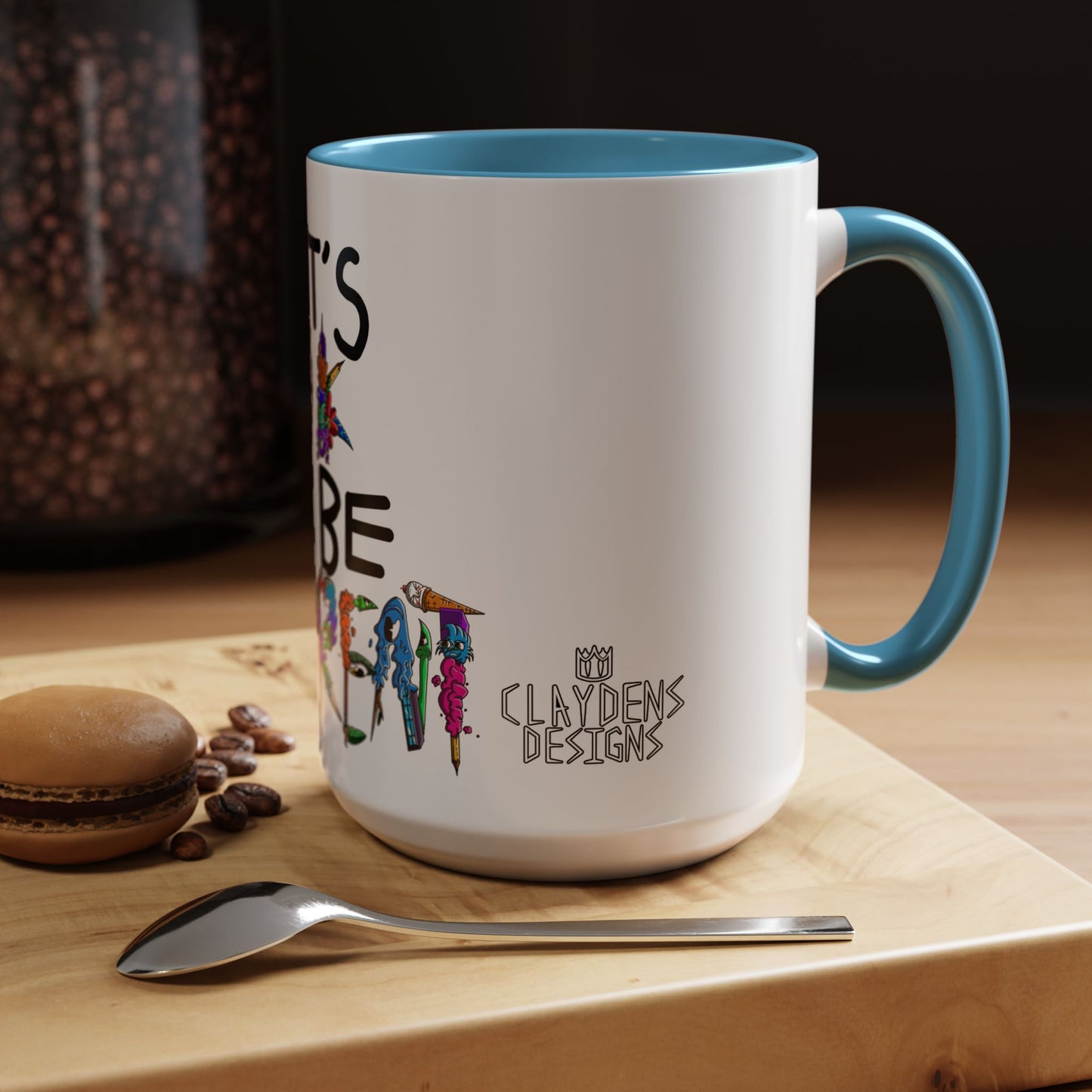 Accent Coffee Mug-Doodle It's OK to be Different