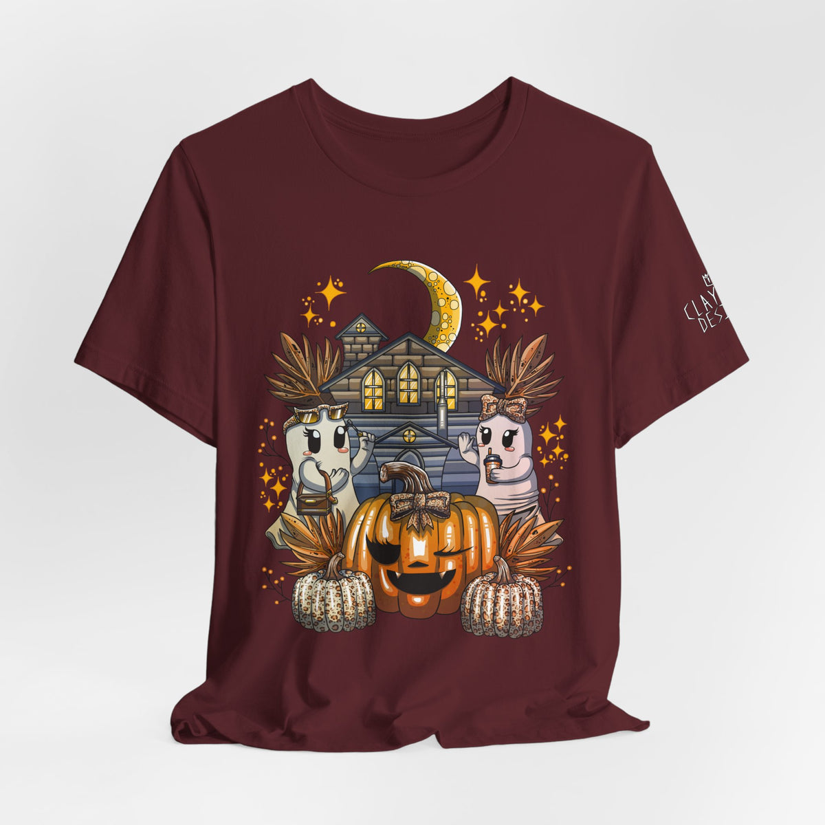 Halloween Pumpkin Unisex Jersey Short Sleeve Tee