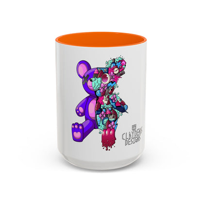 Accent Coffee Mug-Doodle Teddy