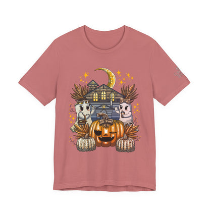 Halloween Pumpkin Unisex Jersey Short Sleeve Tee
