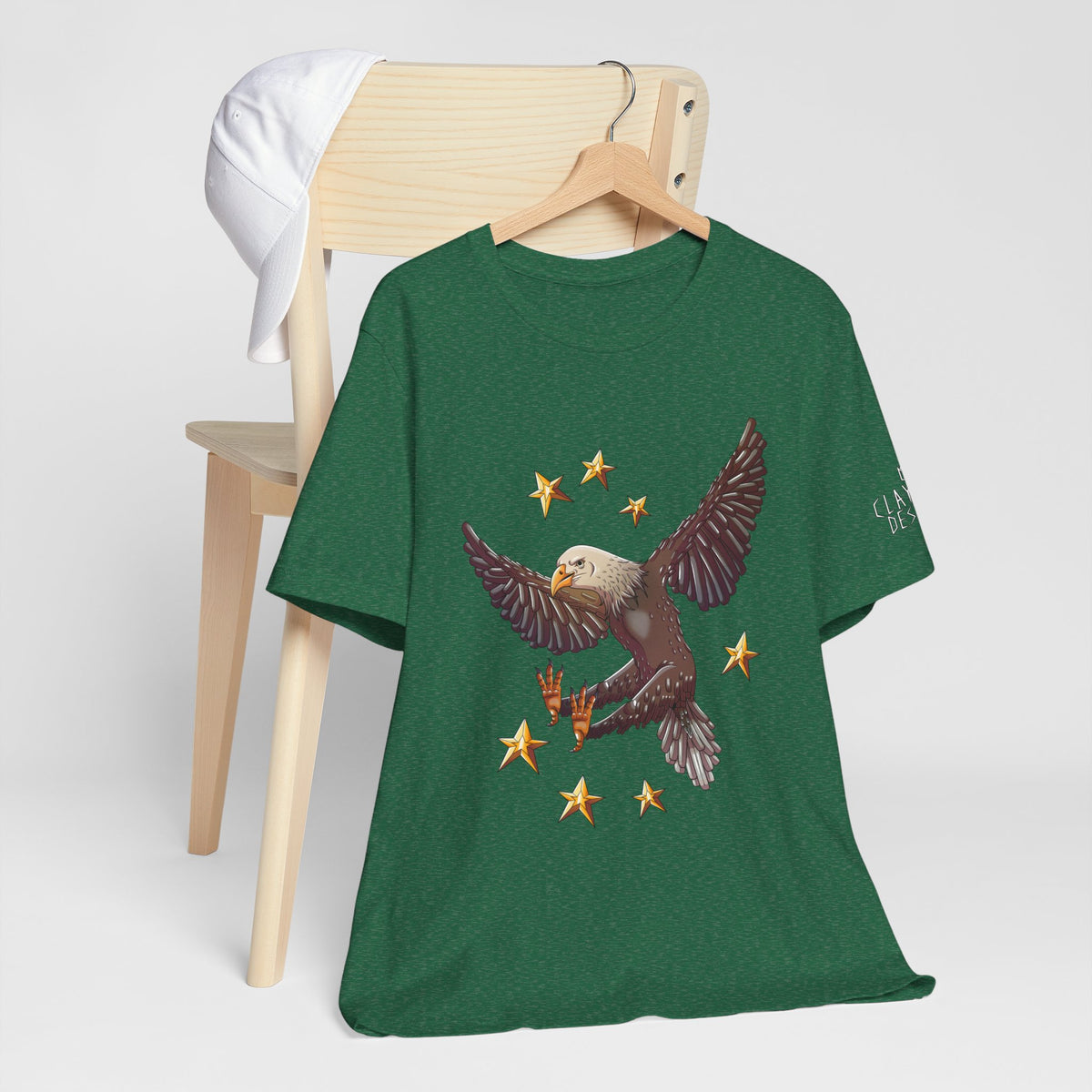 Unisex Jersey Short Sleeve Tee- Eagle