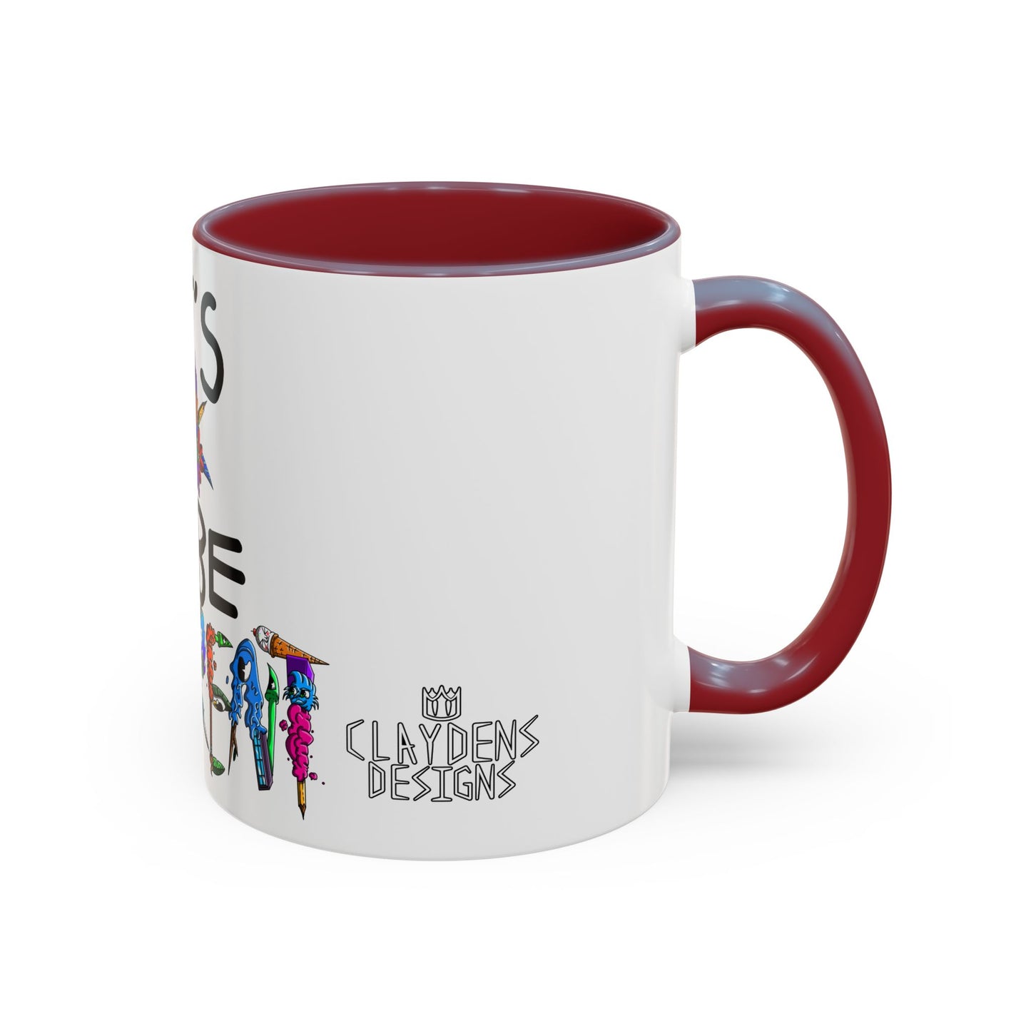 Accent Coffee Mug-Doodle It's OK to be Different