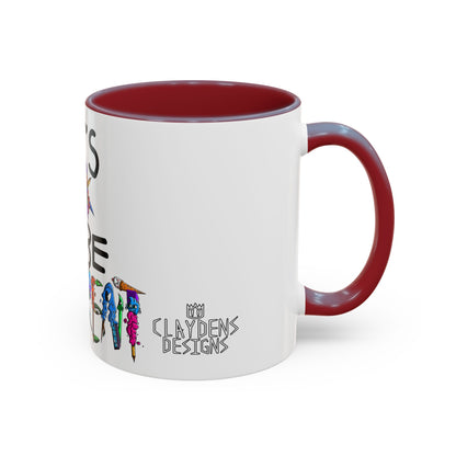 Accent Coffee Mug-Doodle It's OK to be Different