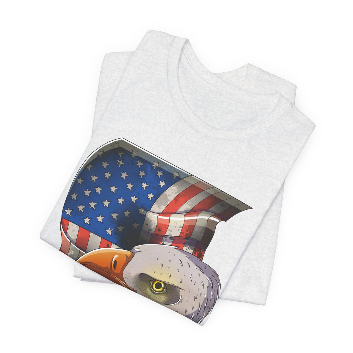 Bella+Canvas Unisex Jersey Short Sleeve Tee with print on sleeve