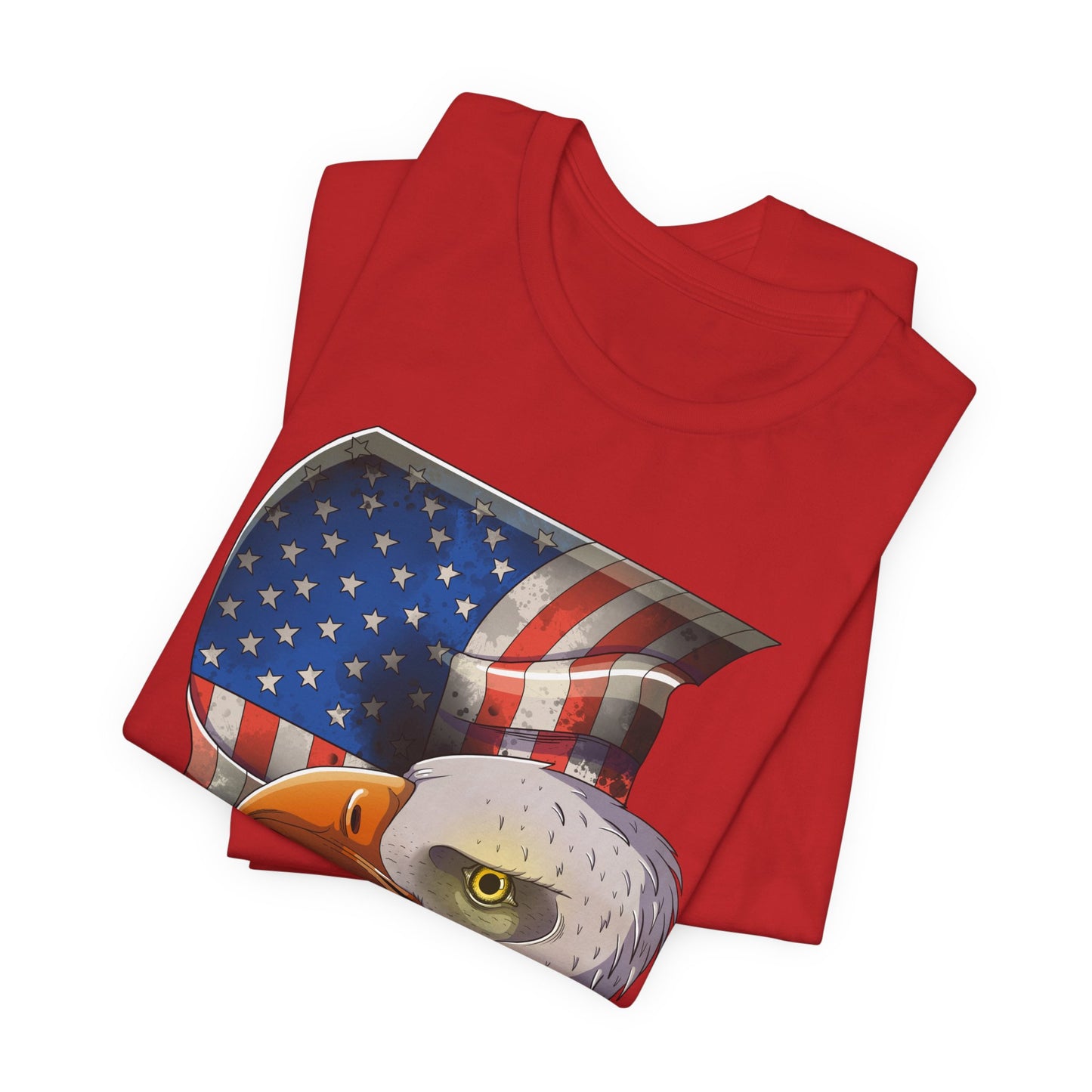 Bella+Canvas Unisex Jersey Short Sleeve Tee with print on sleeve
