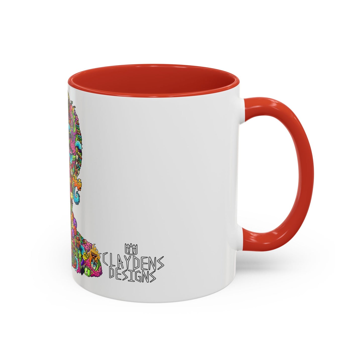 Accent Coffee Mug-Doodle Girl