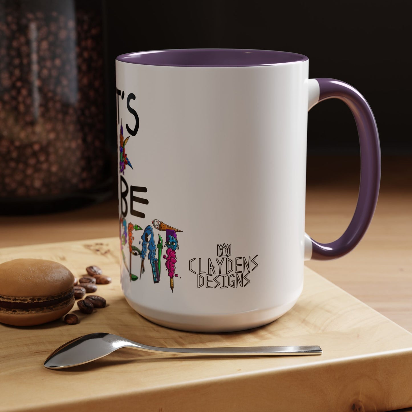 Accent Coffee Mug-Doodle It's OK to be Different