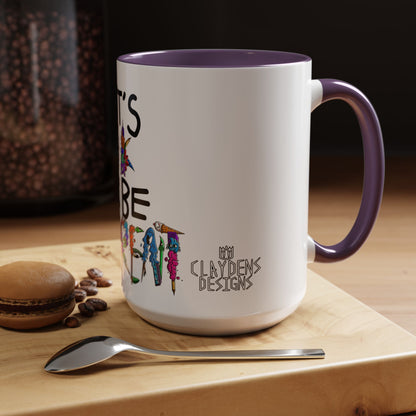 Accent Coffee Mug-Doodle It's OK to be Different