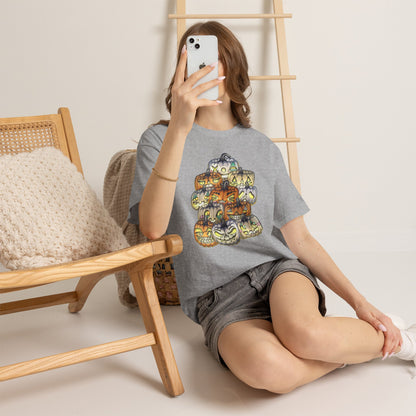 Halloween Pumpkin Unisex Heavy Cotton Tee