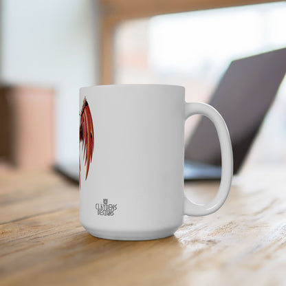 Ceramic Mug, (15oz)