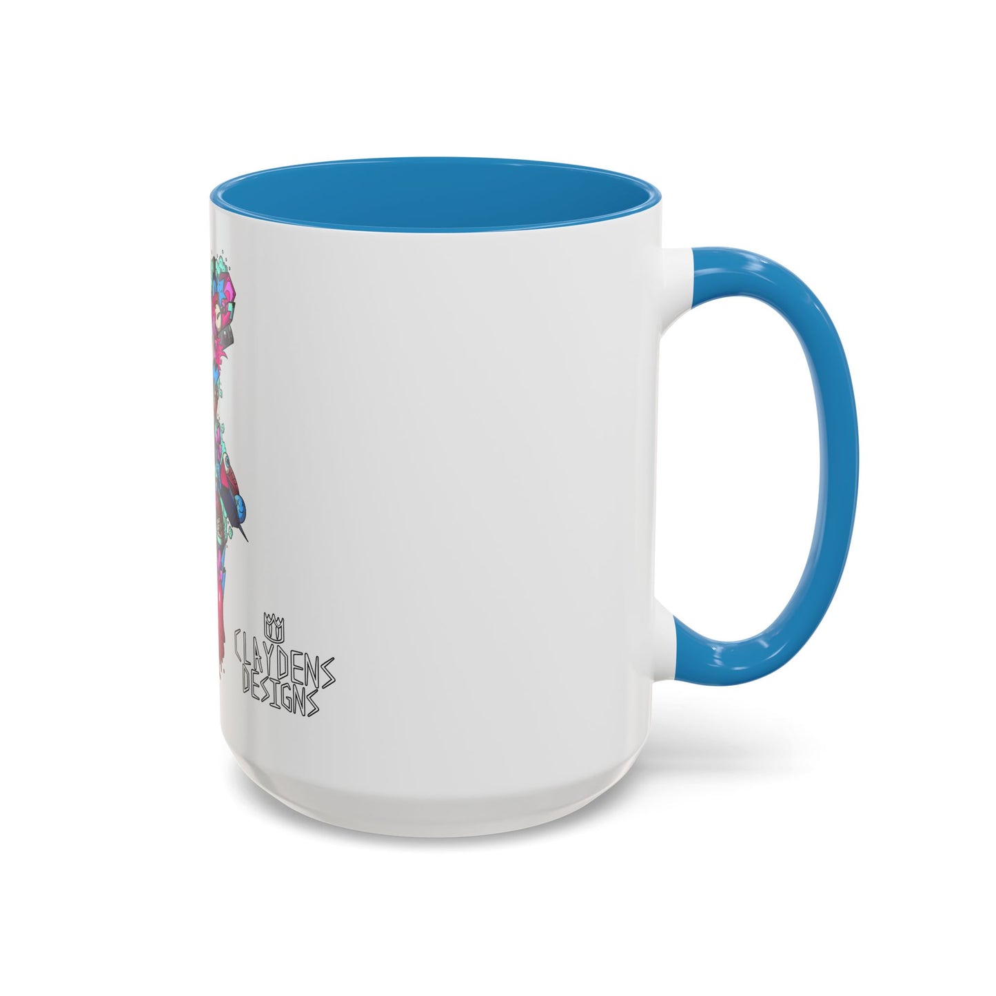 Accent Coffee Mug-Doodle Teddy