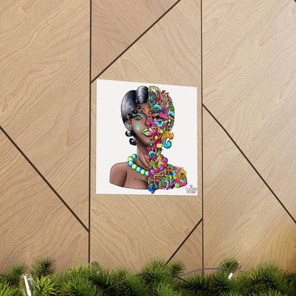 Doodle Girl Poster