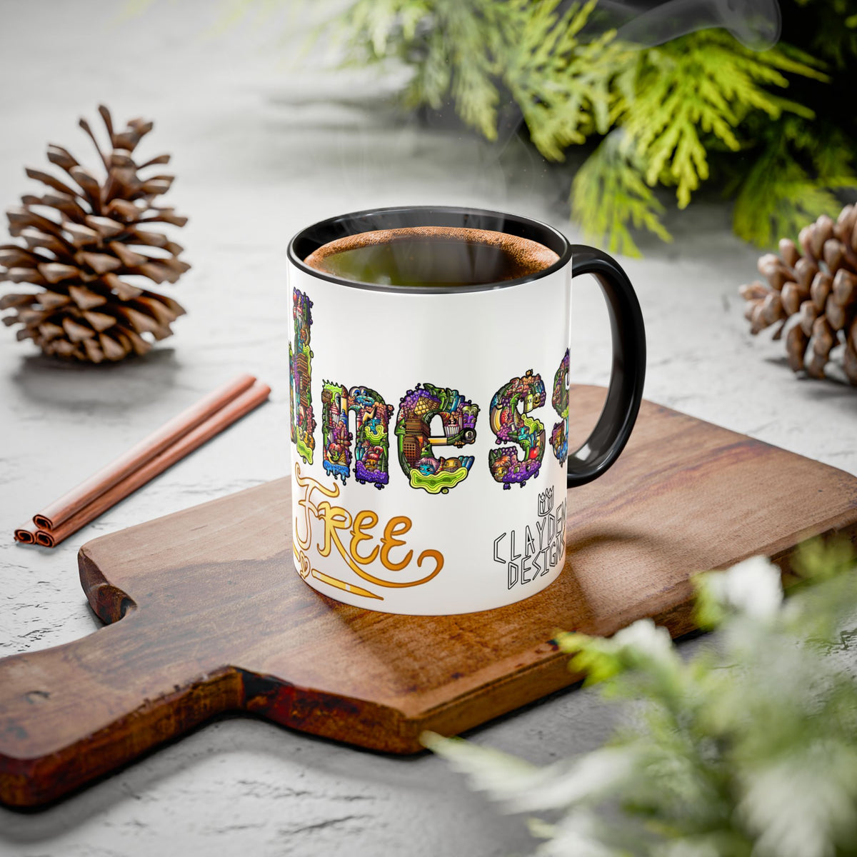 Kindness is Free Colorful Mugs (11oz, 15oz)
