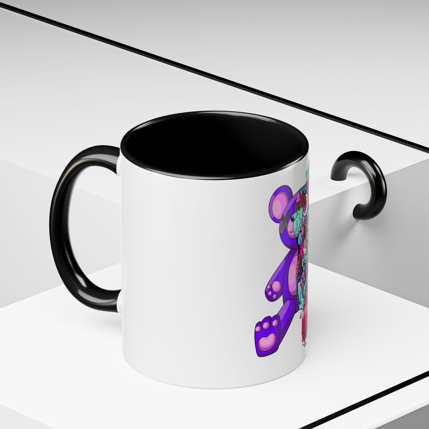 Accent Coffee Mug-Doodle Teddy