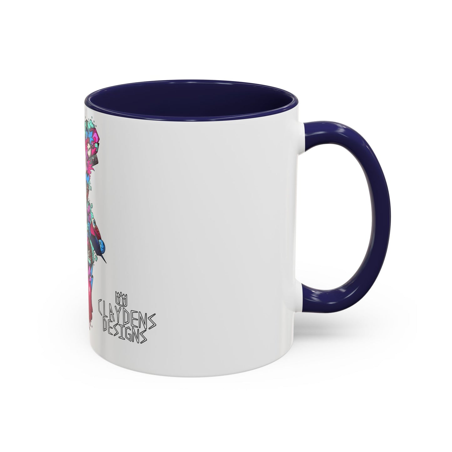 Accent Coffee Mug-Doodle Teddy