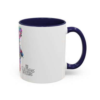 Accent Coffee Mug-Doodle Teddy