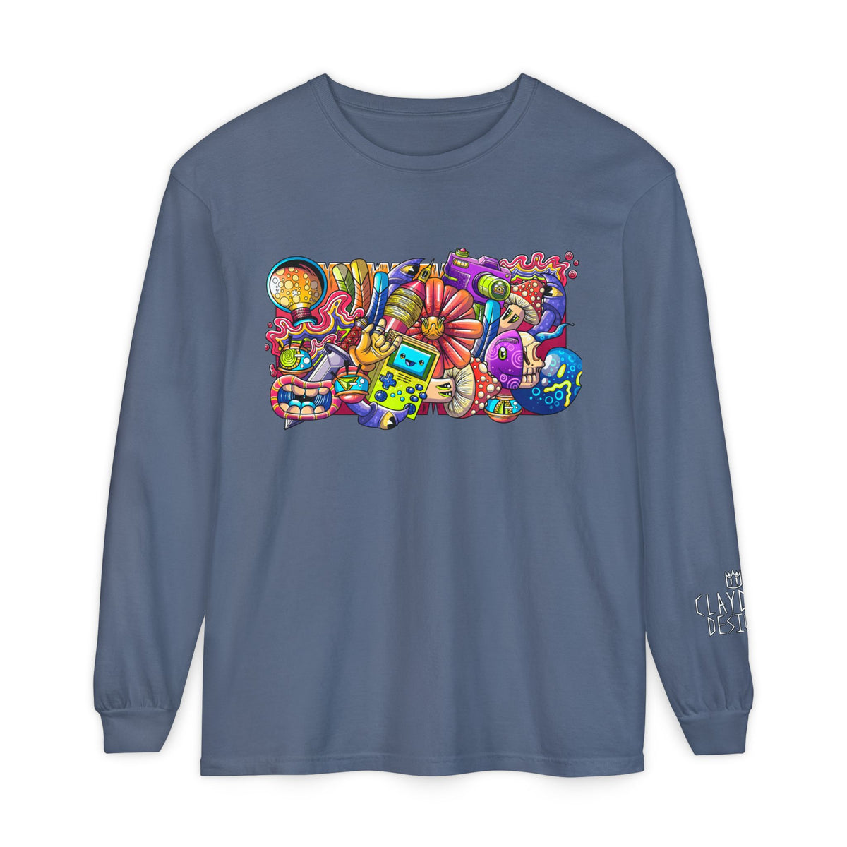 Unisex Garment-dyed Long Sleeve T-Shirt