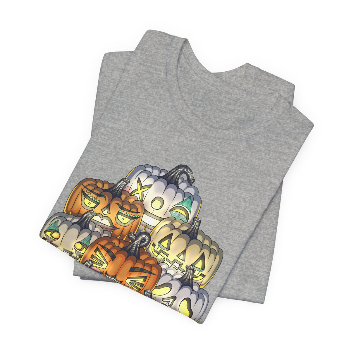 Halloween Pumpkin Unisex Jersey Short Sleeve Tee