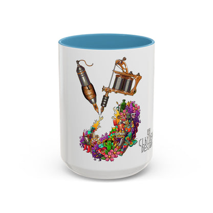 Accent Coffee Mug-Doodle Tattoo
