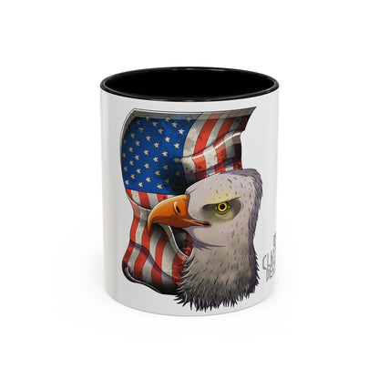 Accent Coffee Mug-American Flag
