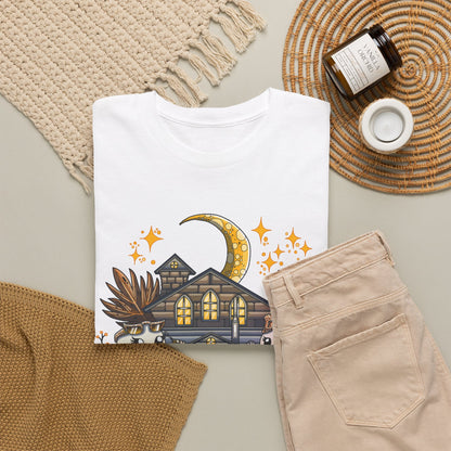 Adult Halloween Pumpkin Unisex Heavy Cotton Tee