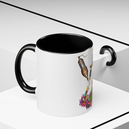 Accent Coffee Mug-Doodle Tattoo
