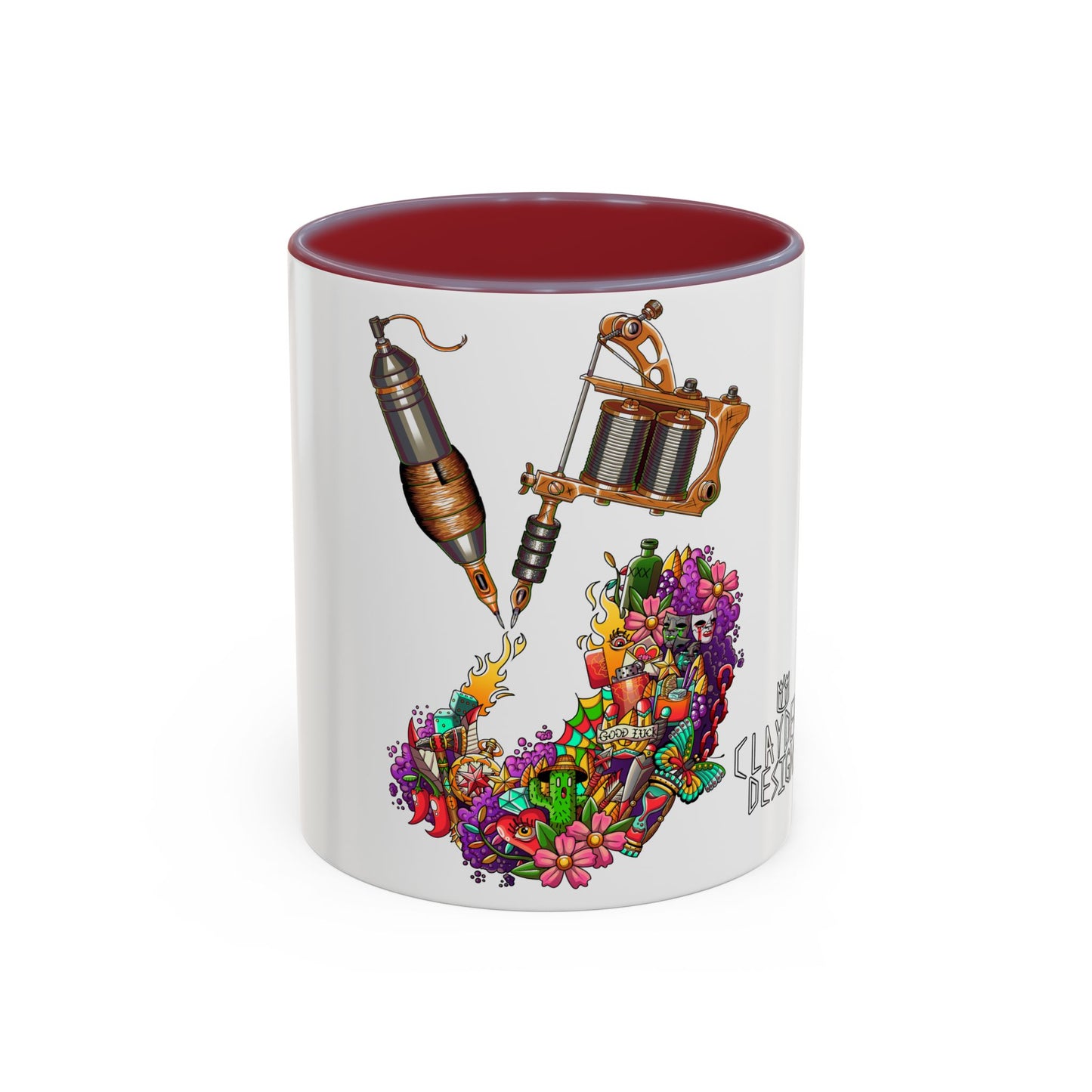 Accent Coffee Mug-Doodle Tattoo