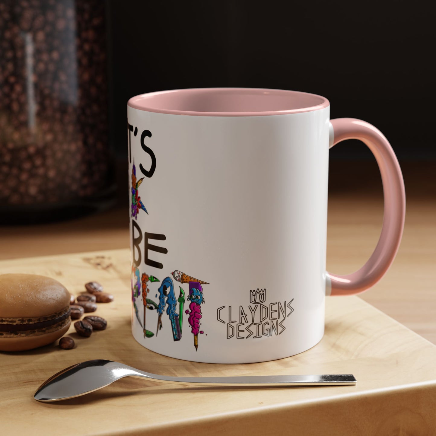 Accent Coffee Mug-Doodle It's OK to be Different