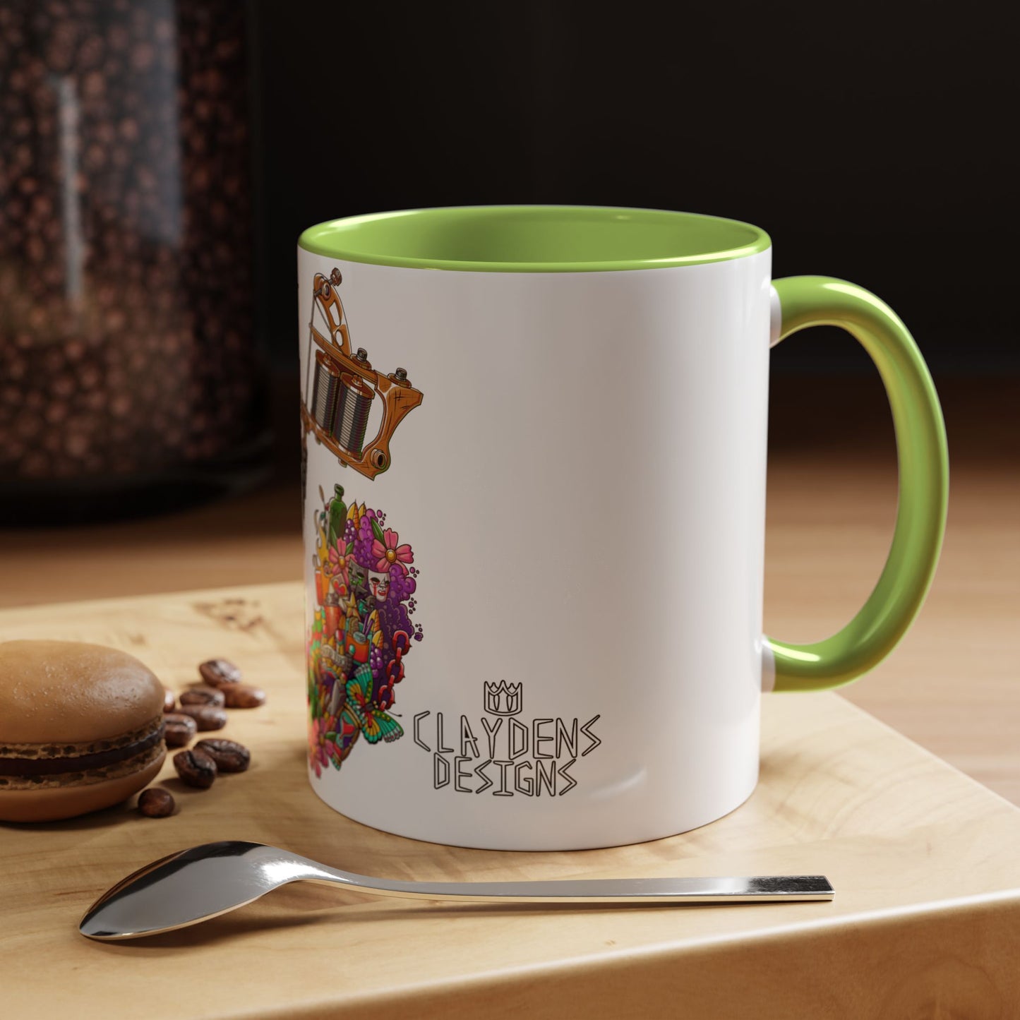 Accent Coffee Mug-Doodle Tattoo