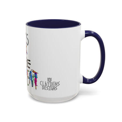 Accent Coffee Mug-Doodle It's OK to be Different