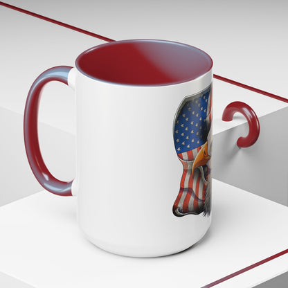 Accent Coffee Mug-American Flag