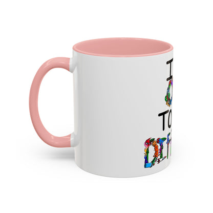 Accent Coffee Mug-Doodle It's OK to be Different