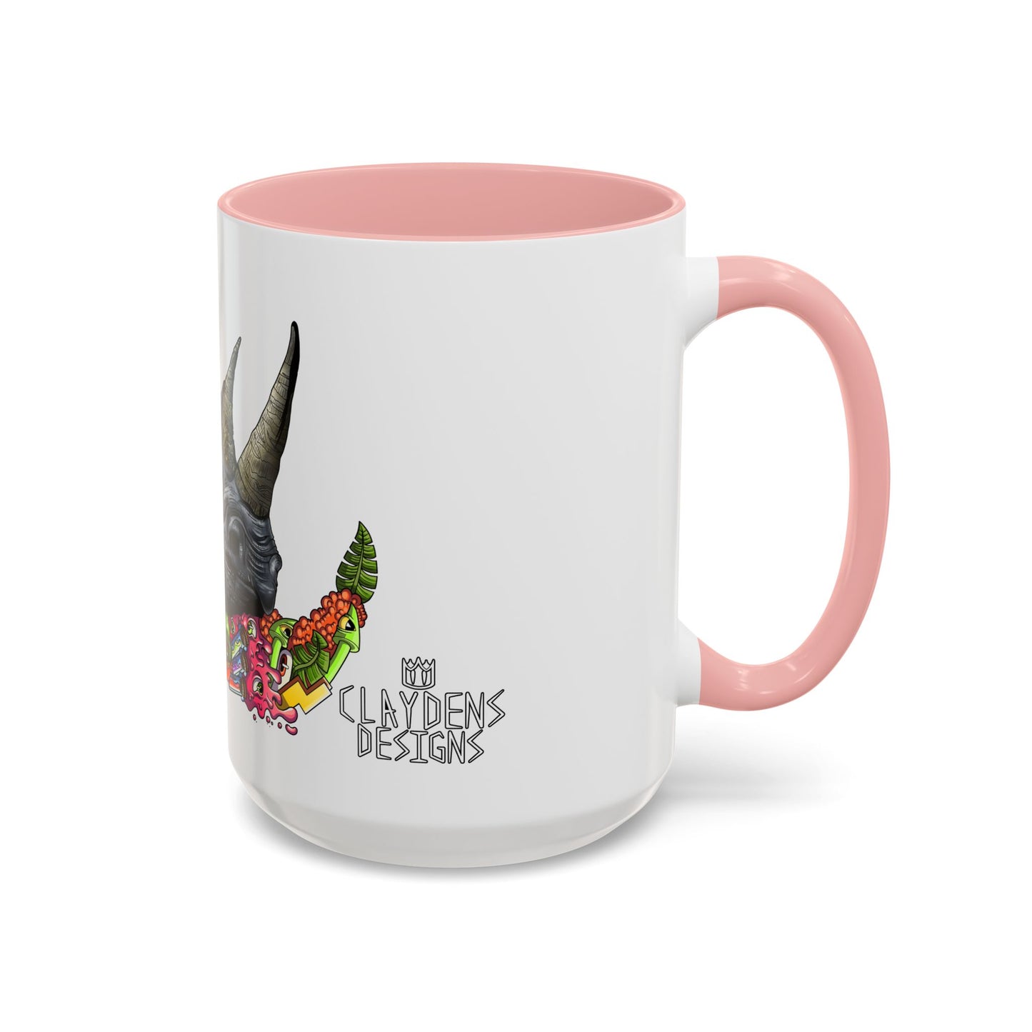 Accent Coffee Mug-Doodle Rhino