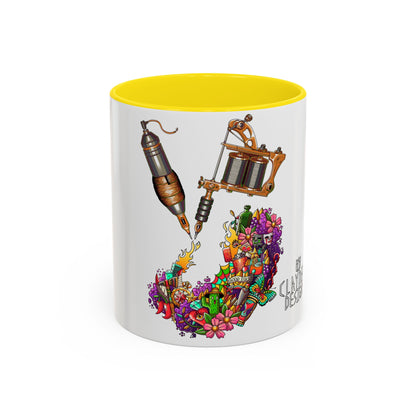 Accent Coffee Mug-Doodle Tattoo