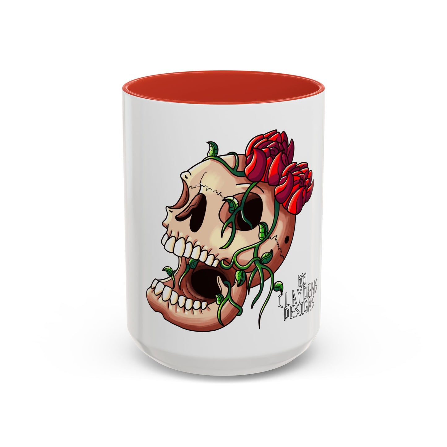 Accent Coffee Mug-Skull design