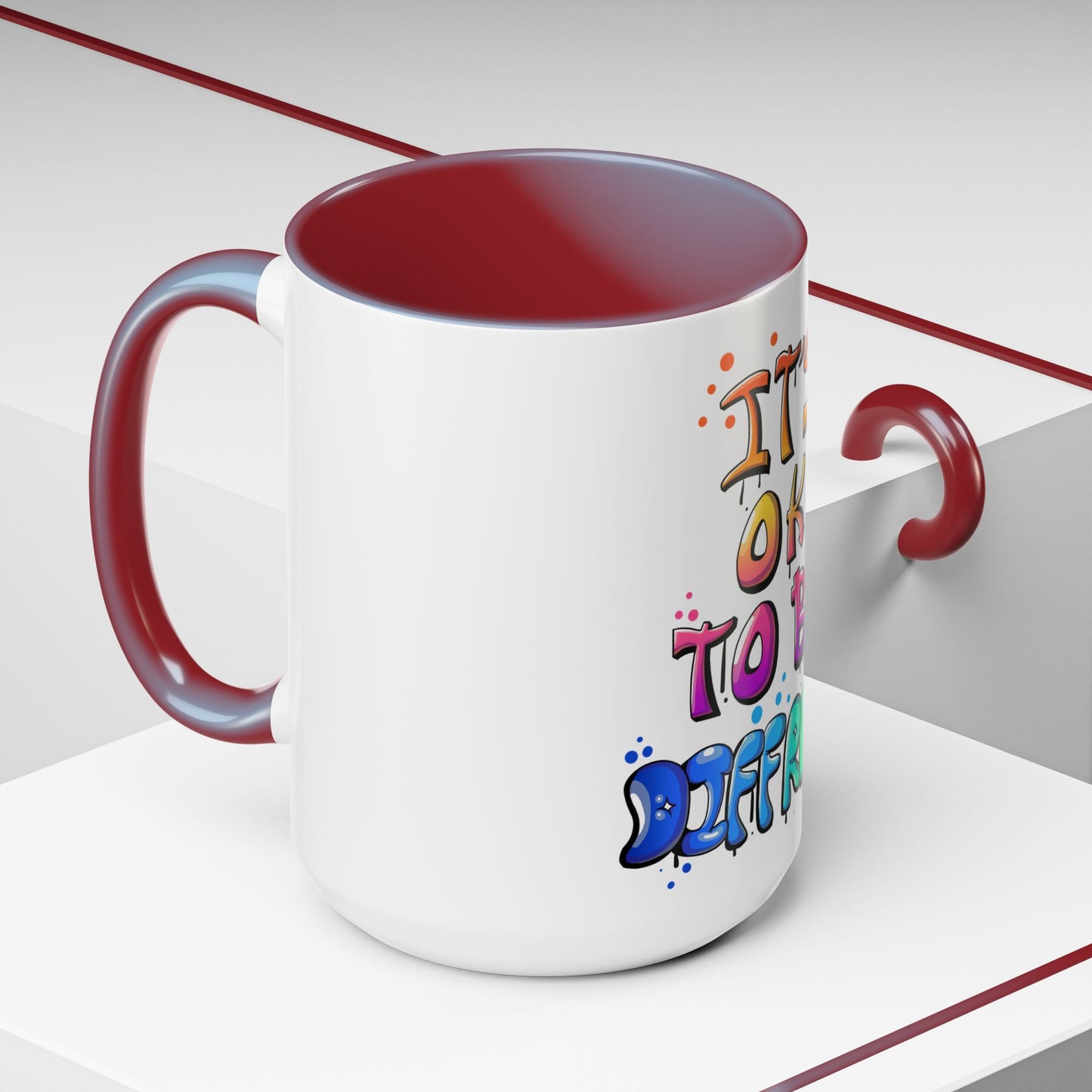 Accent Coffee Mug-Doodle It's OK