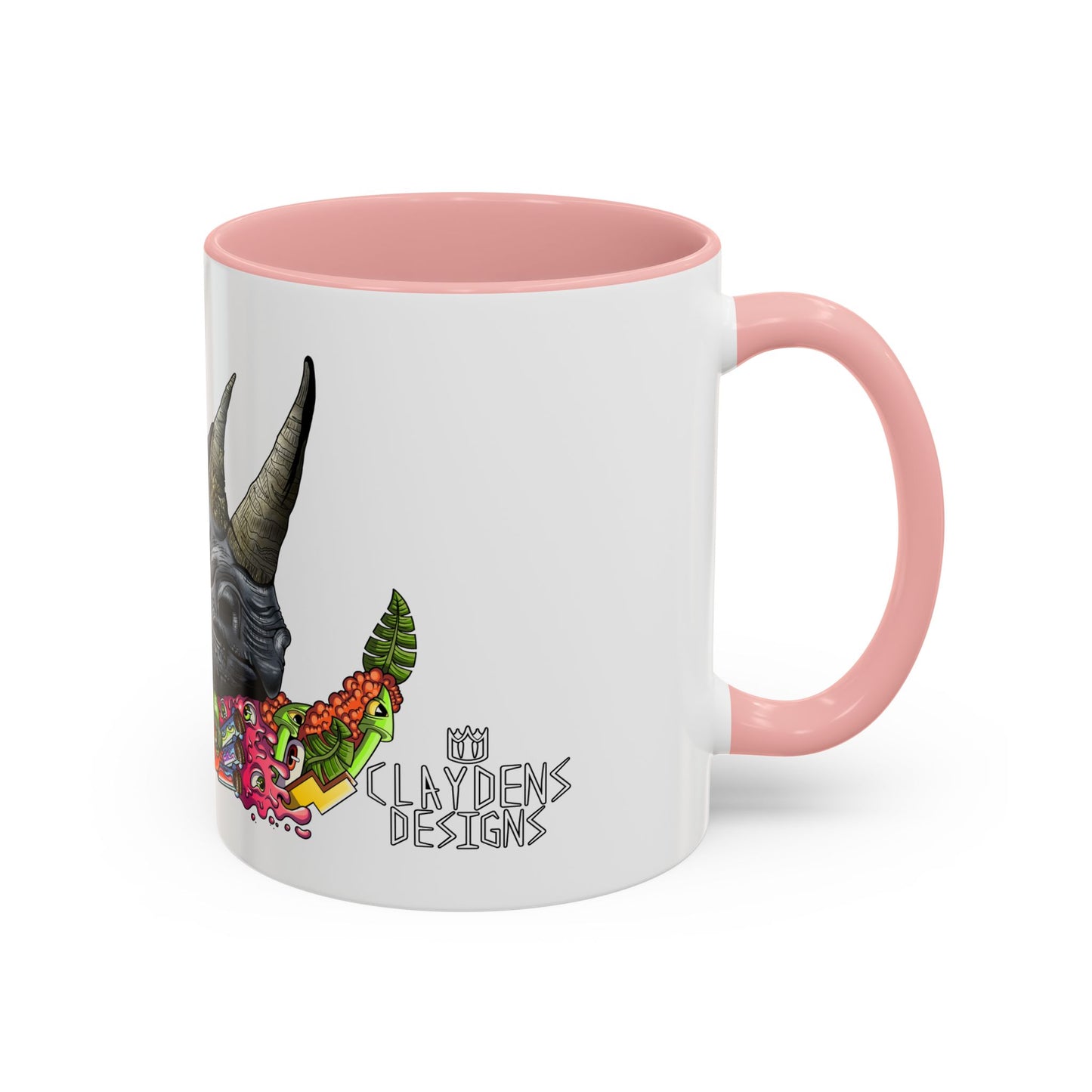 Accent Coffee Mug-Doodle Rhino