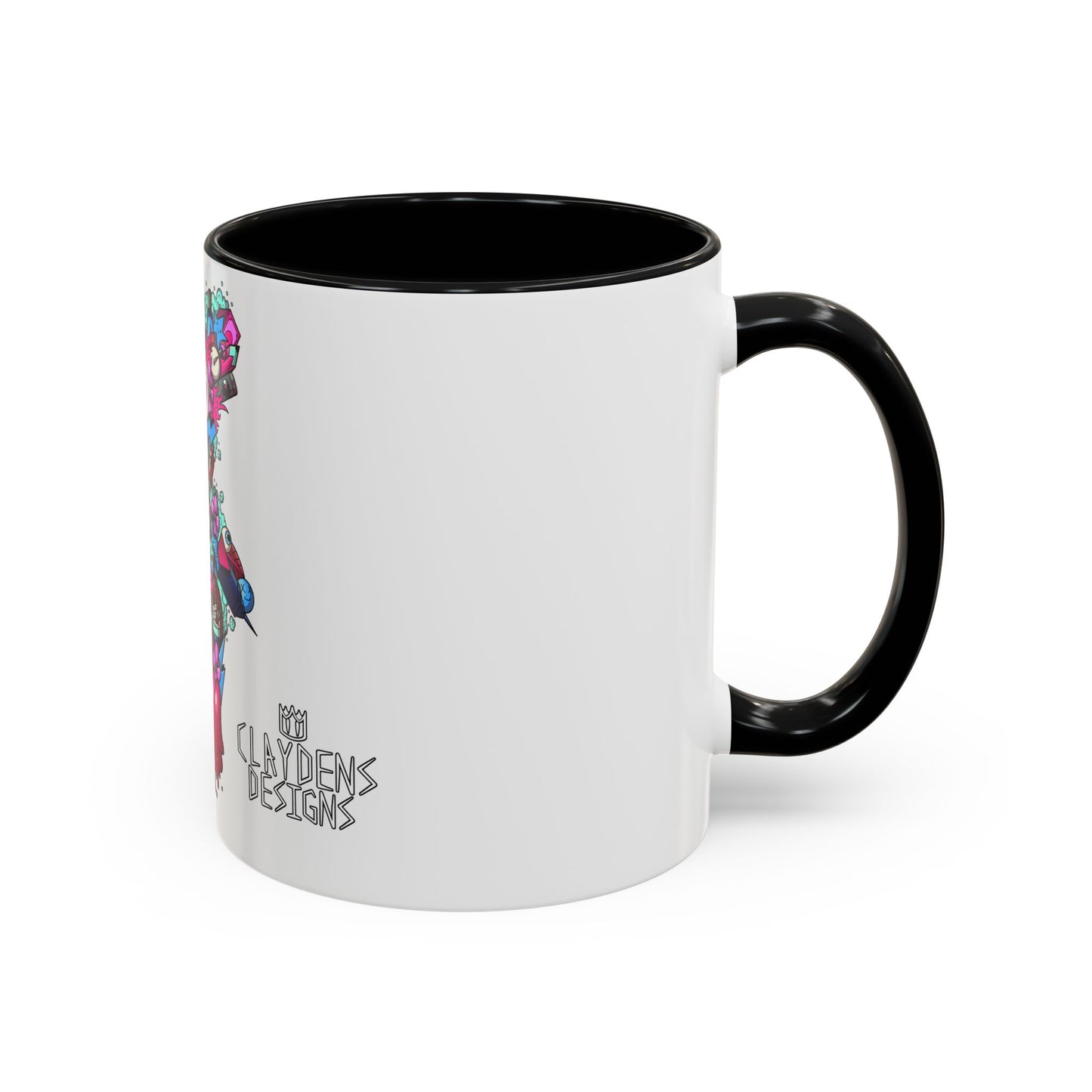 Accent Coffee Mug-Doodle Teddy