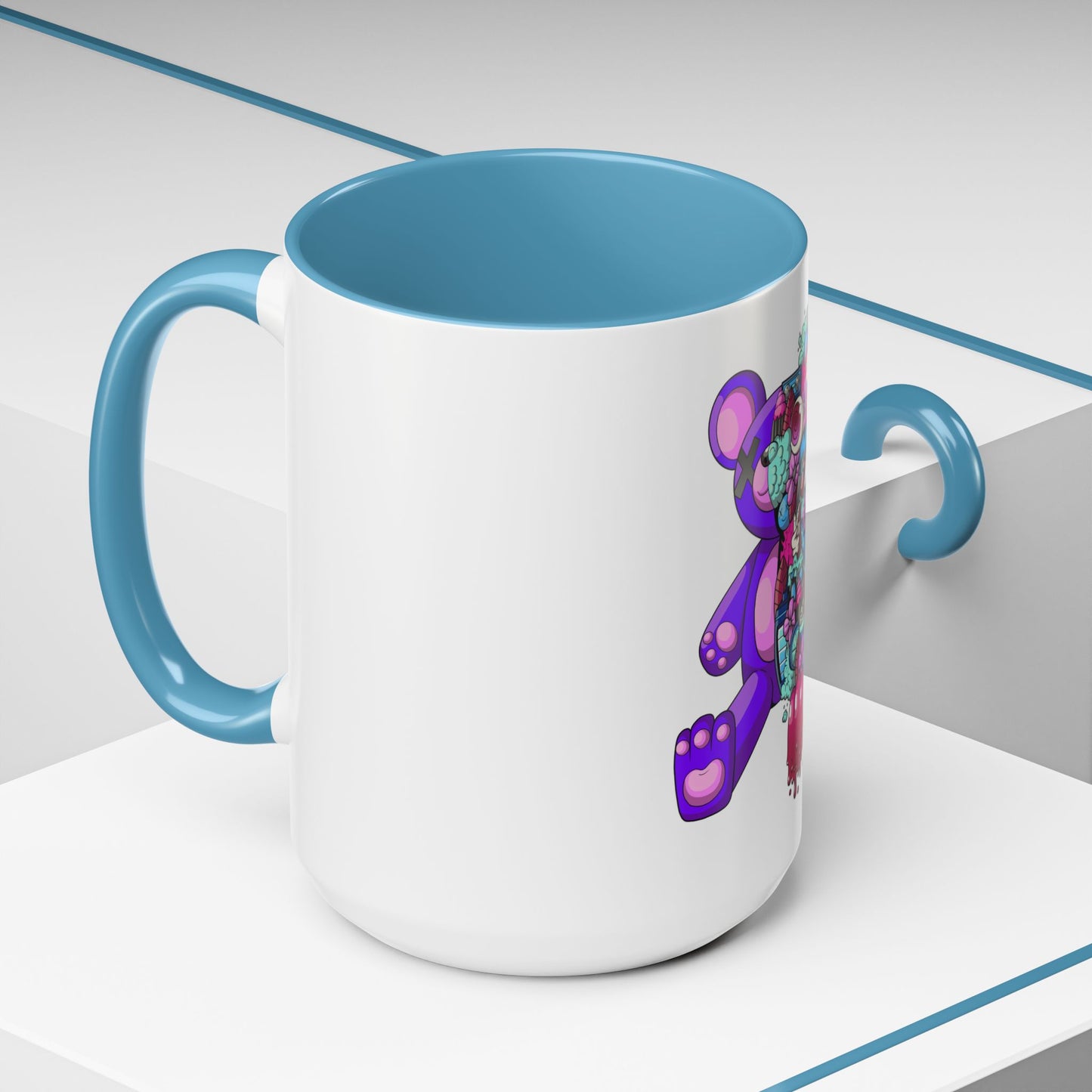 Accent Coffee Mug-Doodle Teddy