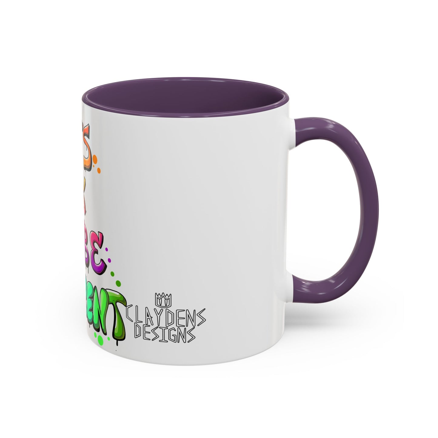 Accent Coffee Mug-Doodle It's OK