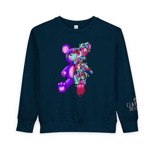 Toddler Sweatshirt-Doodle Teddy